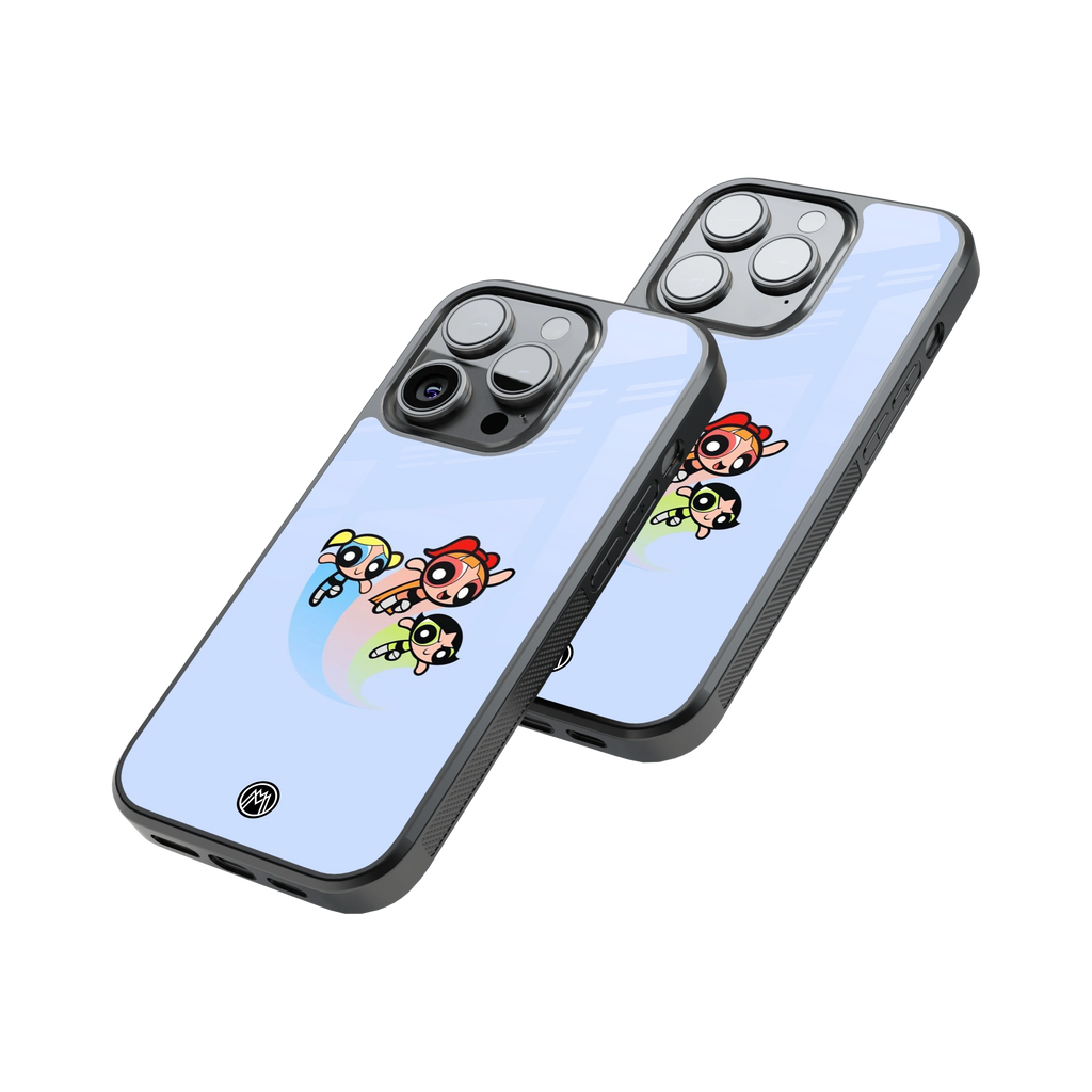 Protective Glass Back Phone Case Compatible with iPhone, Samsung, OnePlus, Pixel & More