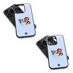 Trendy Glass Back Mobile Case for iPhone, Samsung, Redmi, OnePlus, Google Pixel, Motorola