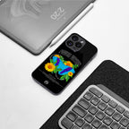 power within back phone cover | glass case for iphone 16 pro