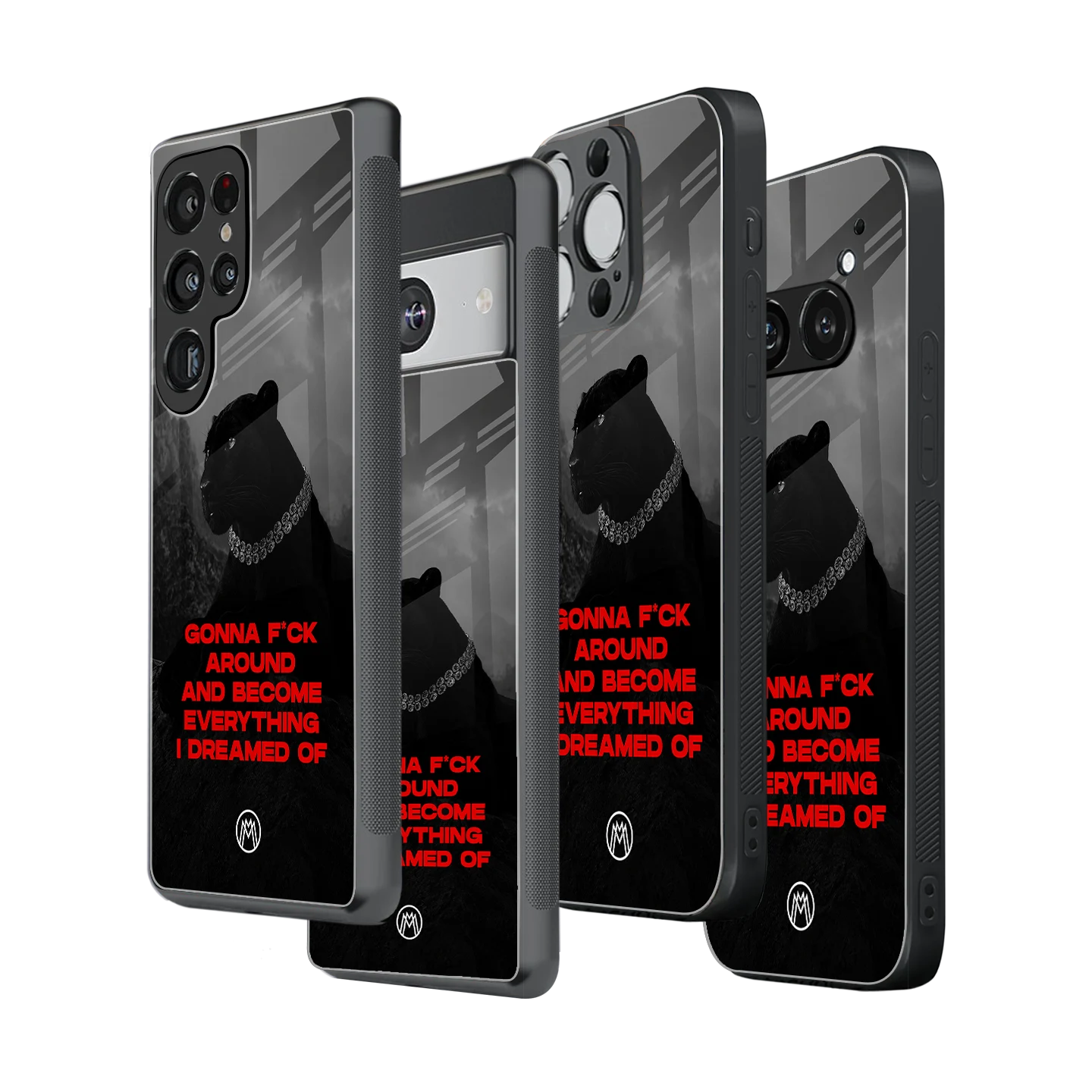 Stylish Glass Back Case for All Smartphones iPhone, Samsung, OnePlus, Pixel, Redmi, Oppo, Vivo, Motorola