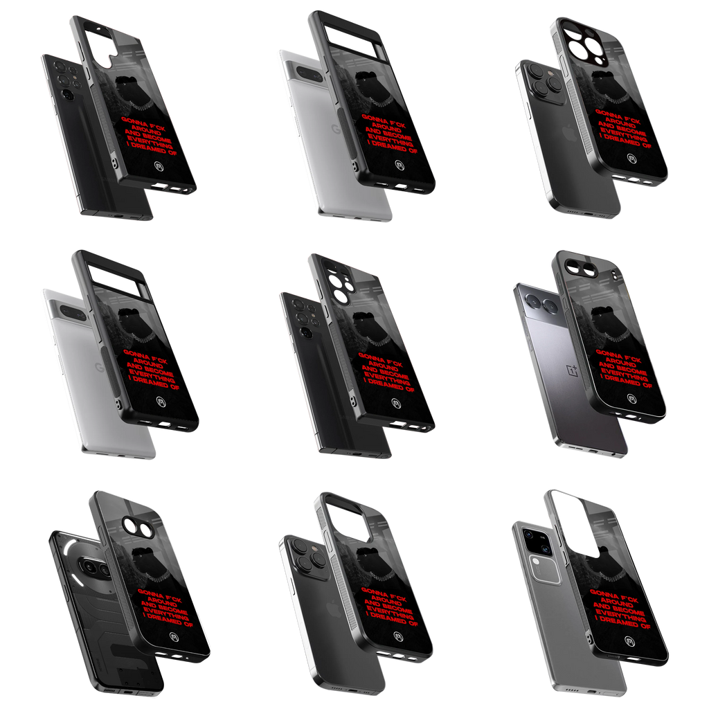 Durable Glass Back Mobile Case for iPhone, Samsung, OnePlus, Google Pixel, Redmi, Vivo, Oppo