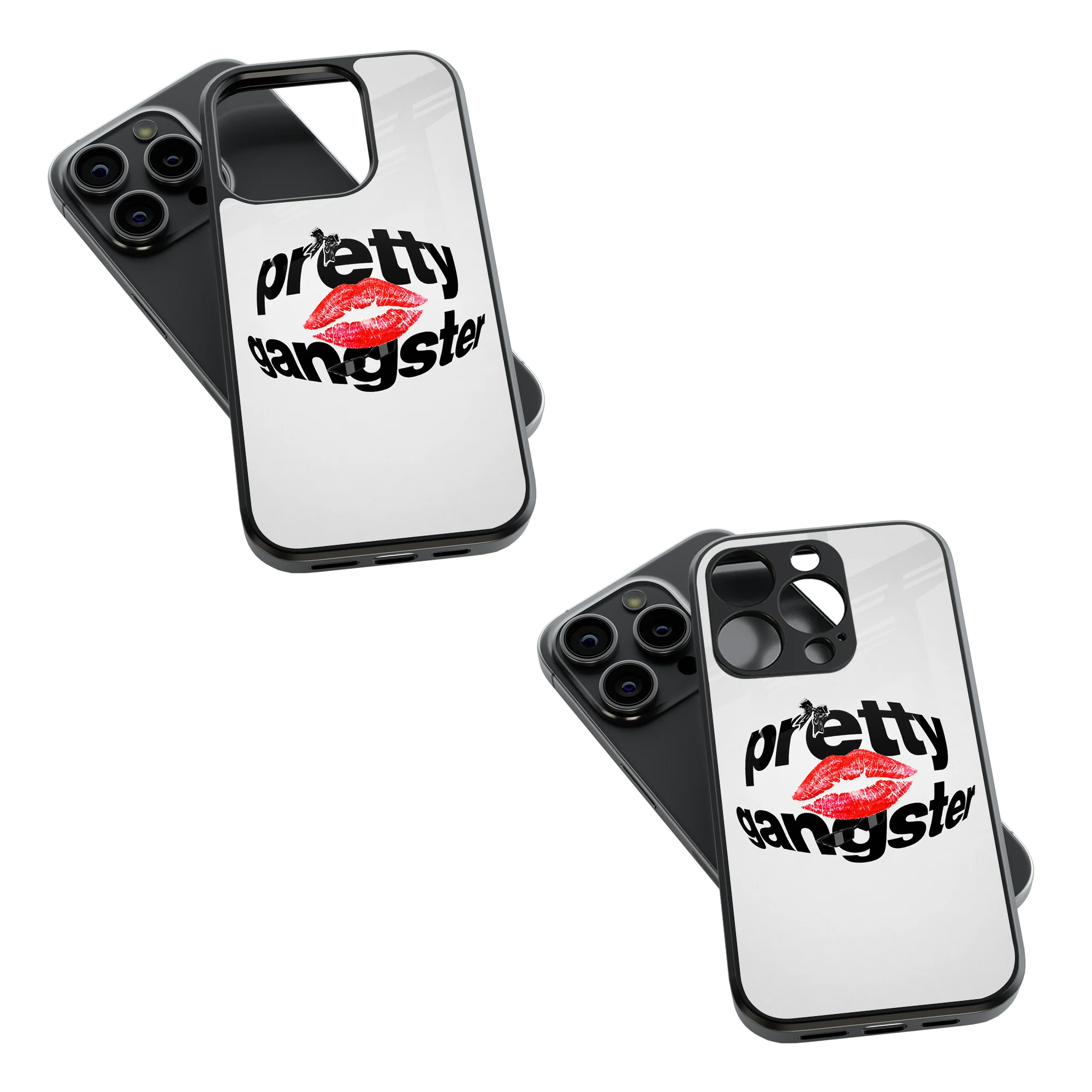 Trendy Glass Back Mobile Case for iPhone, Samsung, Redmi, OnePlus, Google Pixel, Motorola