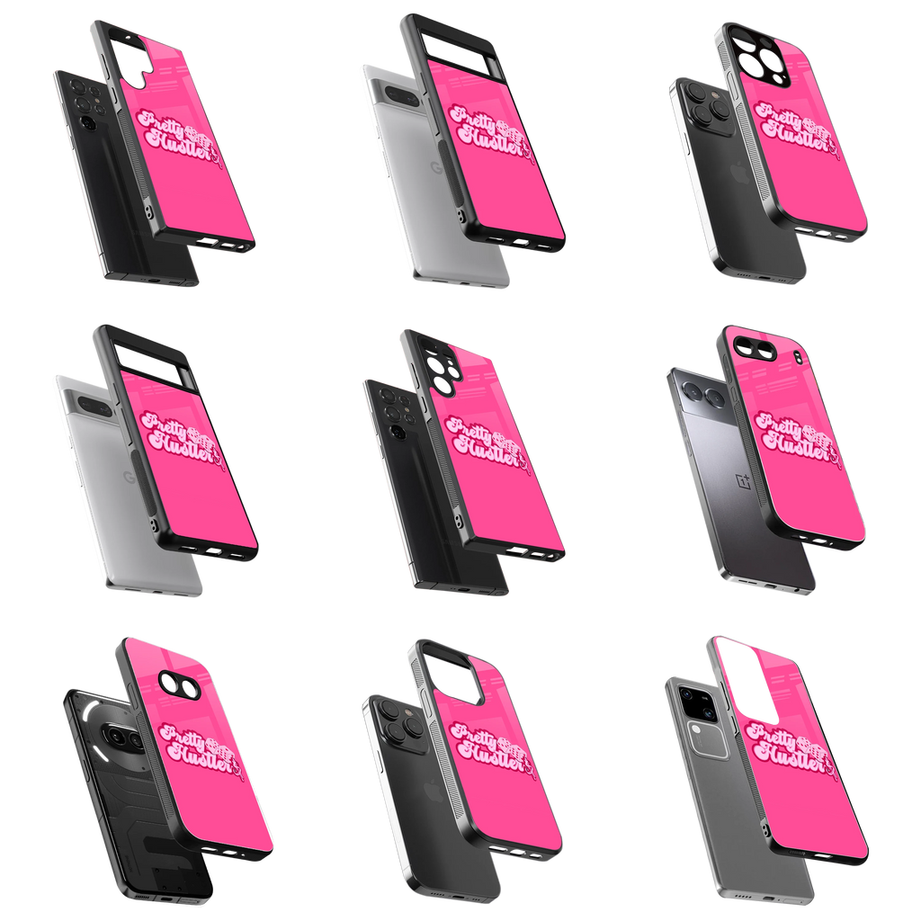 Durable Glass Back Mobile Case for iPhone, Samsung, OnePlus, Google Pixel, Redmi, Vivo, Oppo
