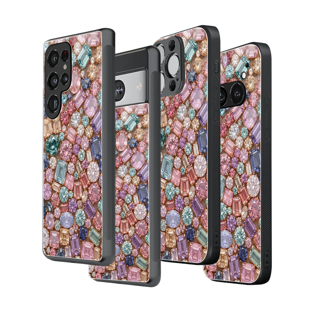 Stylish Glass Back Case for All Smartphones iPhone, Samsung, OnePlus, Pixel, Redmi, Oppo, Vivo, Motorola