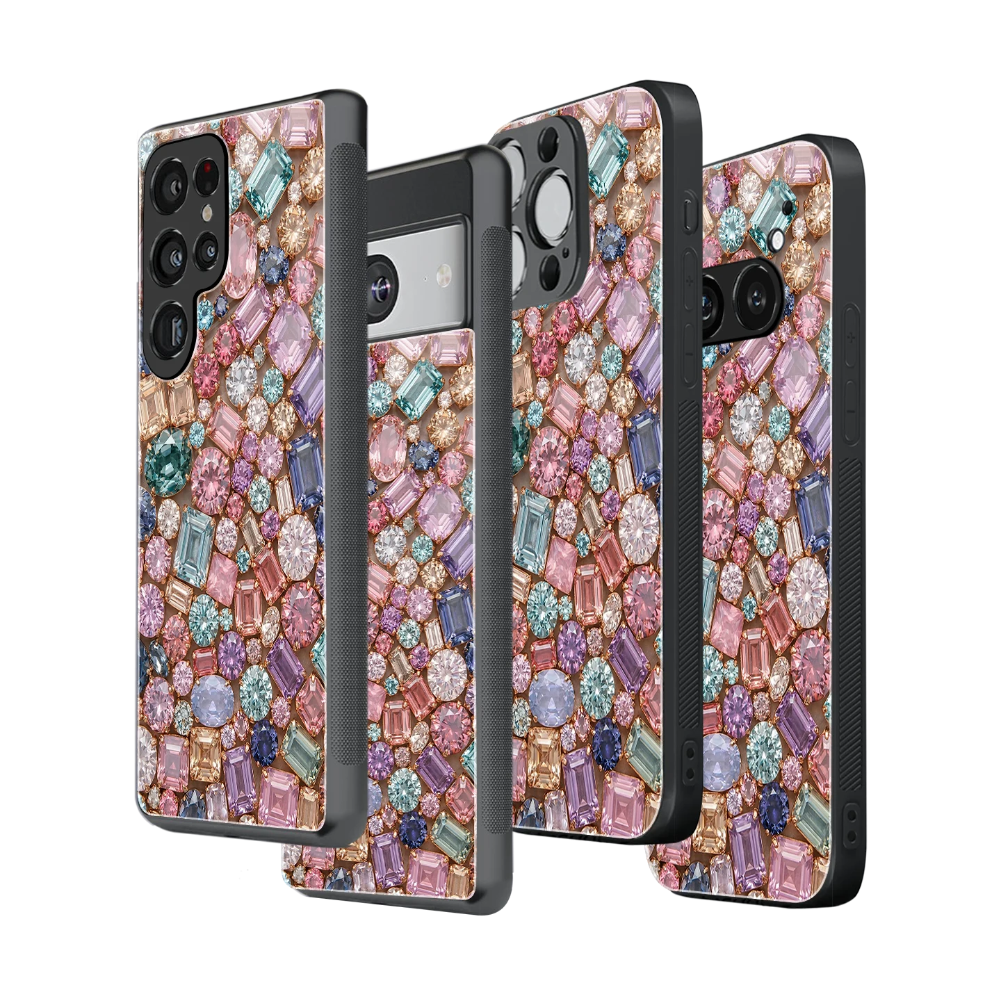 Stylish Glass Back Case for All Smartphones iPhone, Samsung, OnePlus, Pixel, Redmi, Oppo, Vivo, Motorola