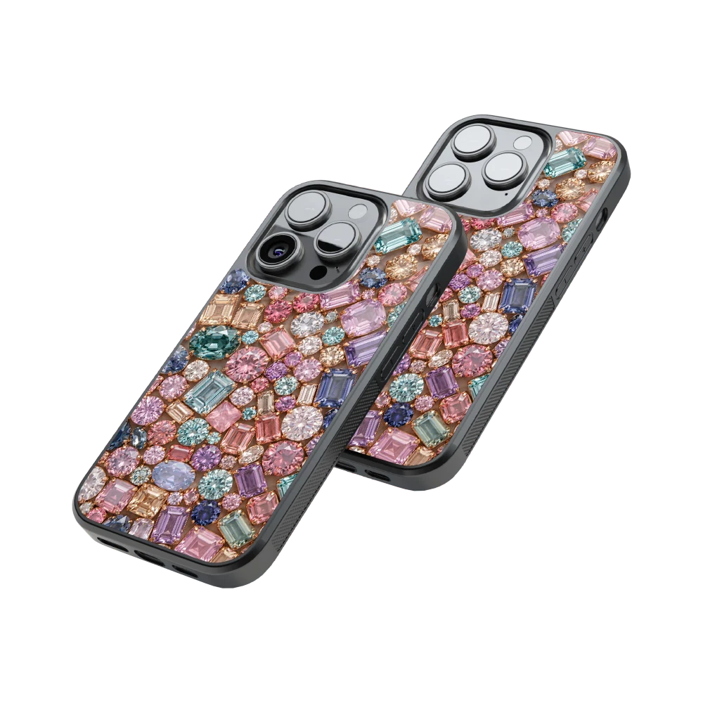 Protective Glass Back Phone Case Compatible with iPhone, Samsung, OnePlus, Pixel & More