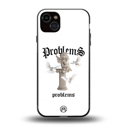problems back phone cover | glass case for iphone 15 plus