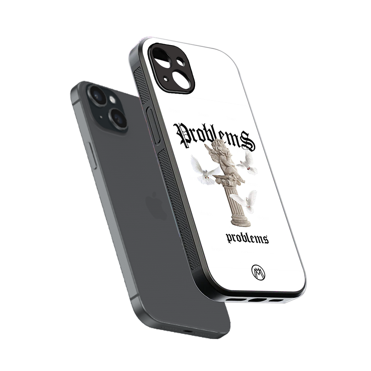 problems back phone cover | glass case for iphone 15 plus