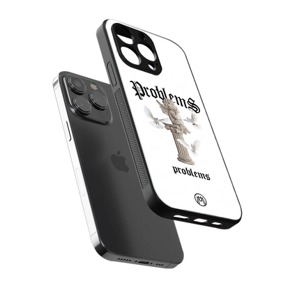 problems back phone cover | glass case for iphone 15 pro max