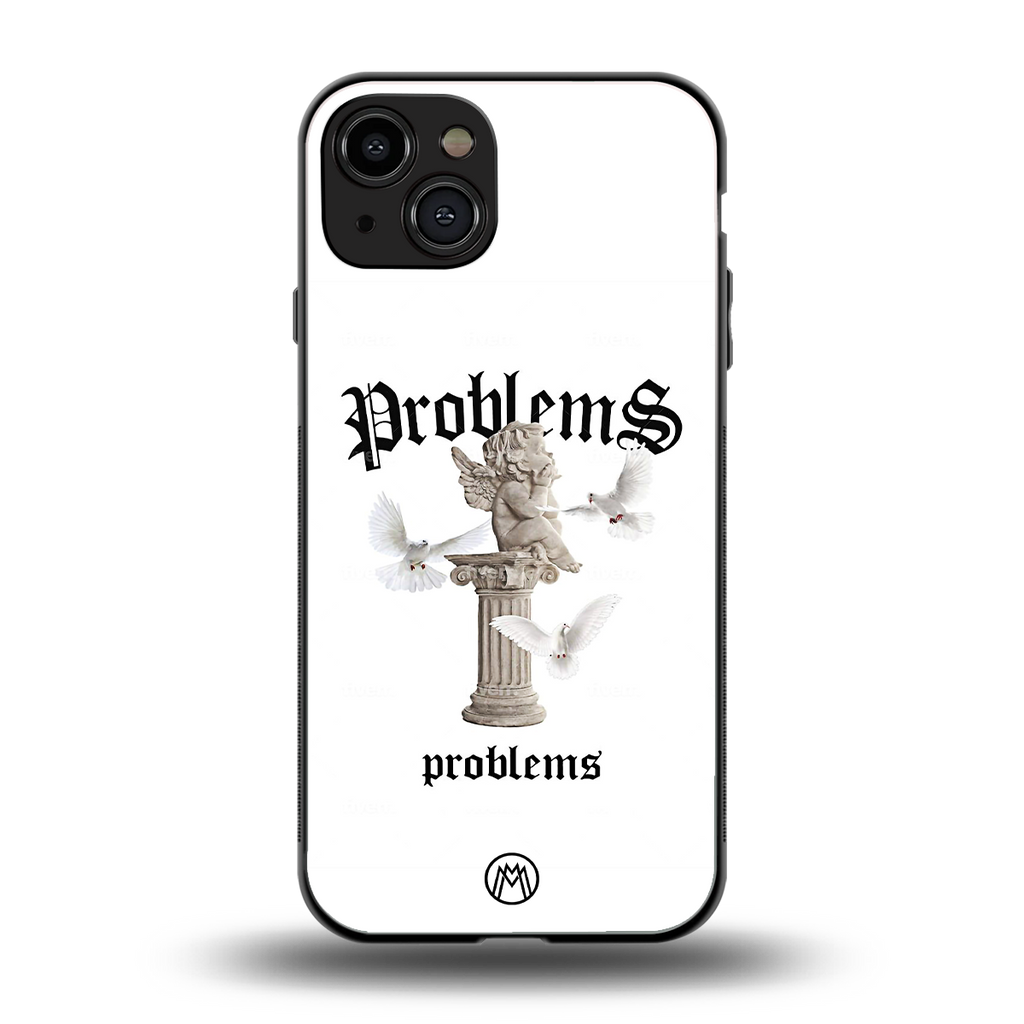 problems back phone cover | glass case for iphone 15