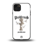 problems back phone cover | glass case for iphone 15