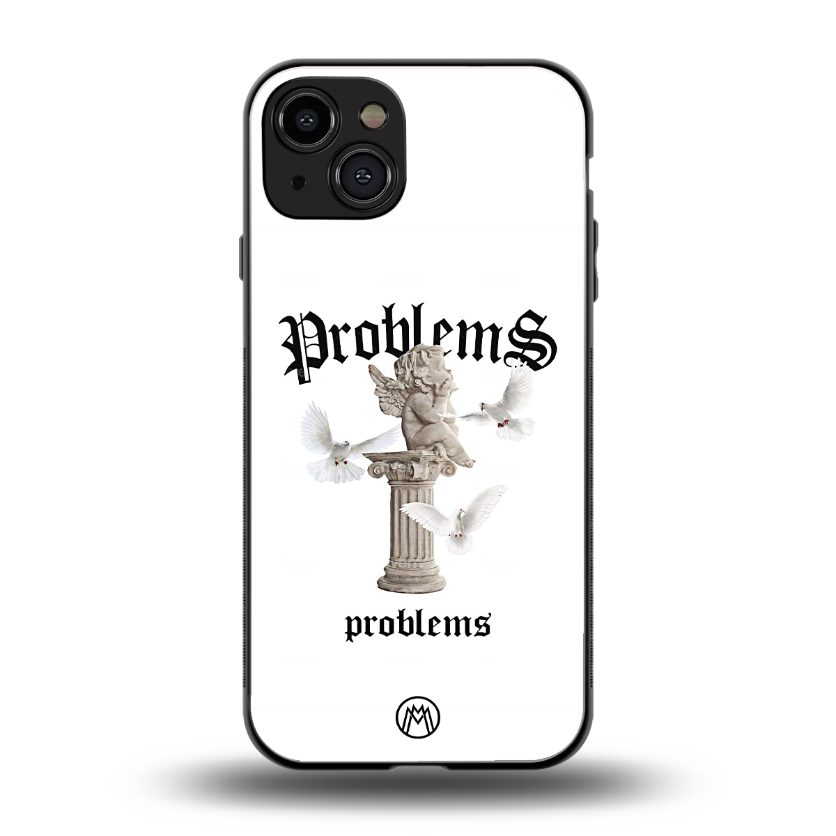 problems back phone cover | glass case for iphone 15