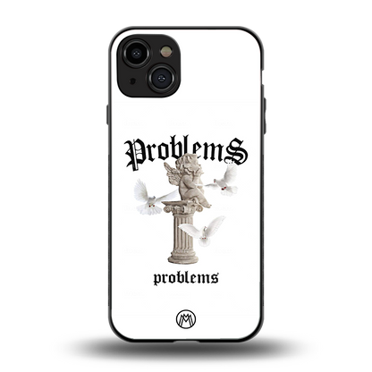 problems back phone cover | glass case for iphone 15