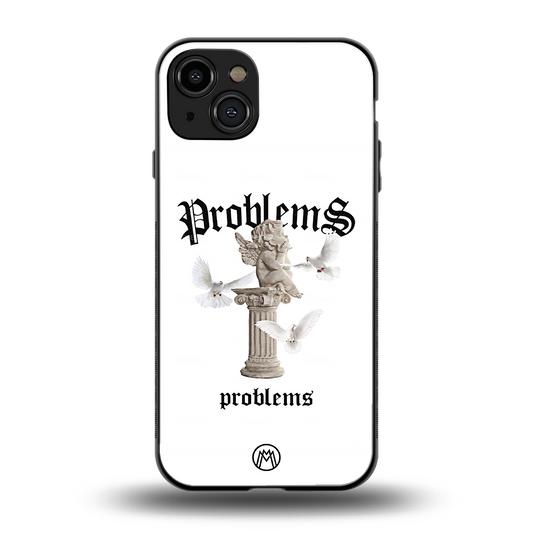problems back phone cover | glass case for iphone 15