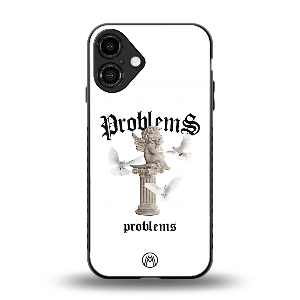 problems back phone cover | glass case for iphone 16 plus