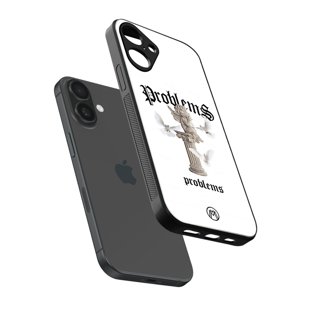 problems back phone cover | glass case for iphone 16 plus