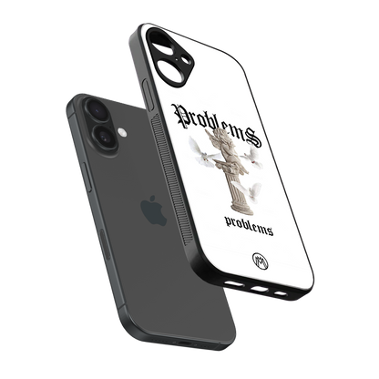 problems back phone cover | glass case for iphone 16 plus