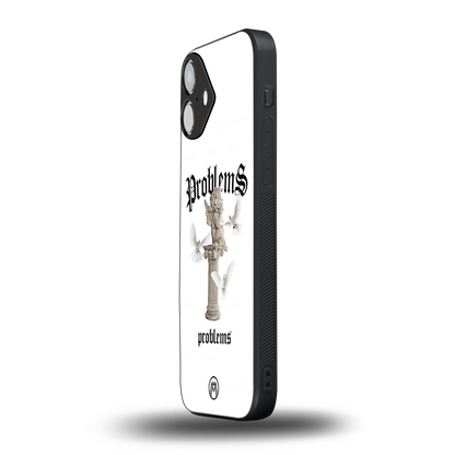 problems back phone cover | glass case for iphone 16 plus