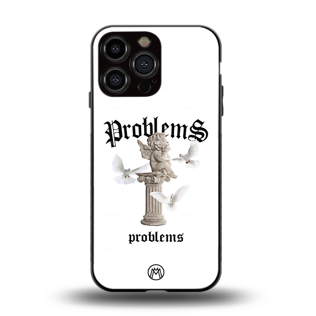 problems back phone cover | glass case for iphone 16 pro max