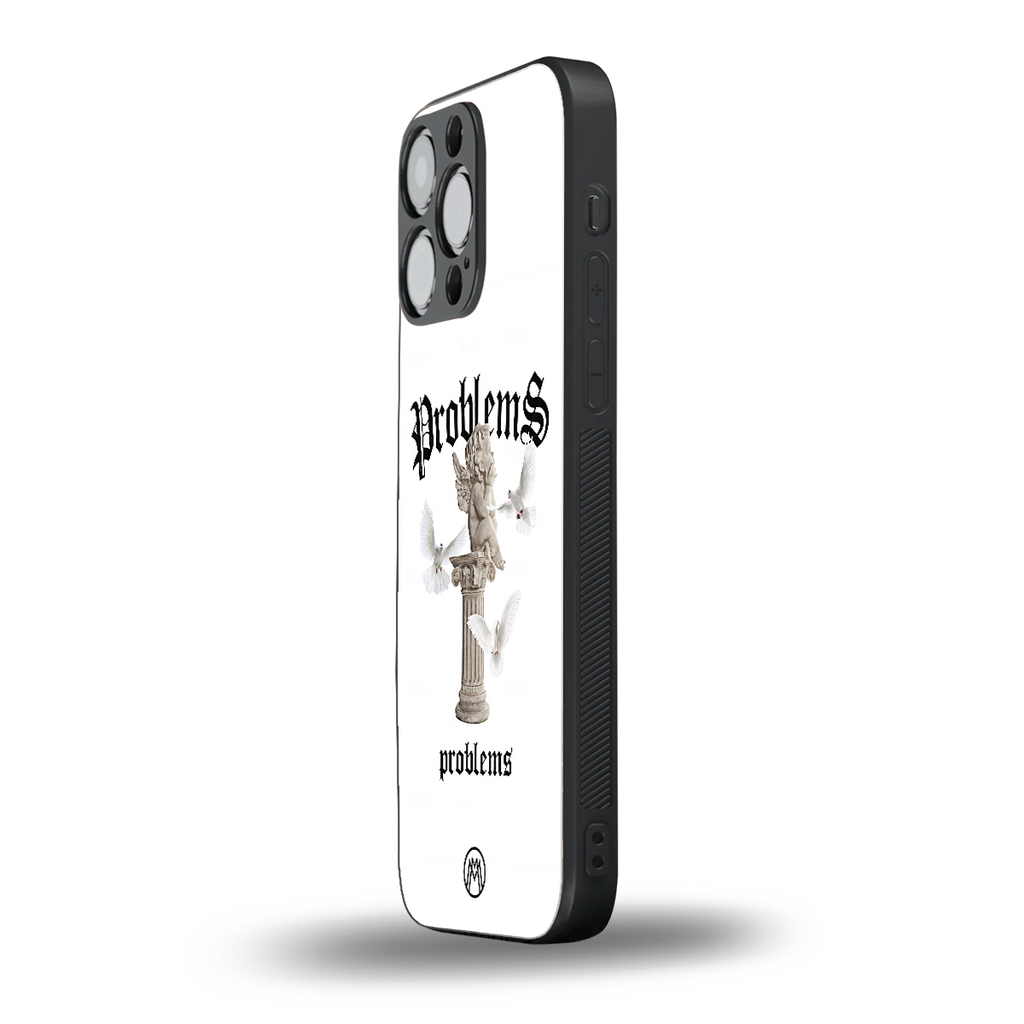 problems back phone cover | glass case for iphone 16 pro max