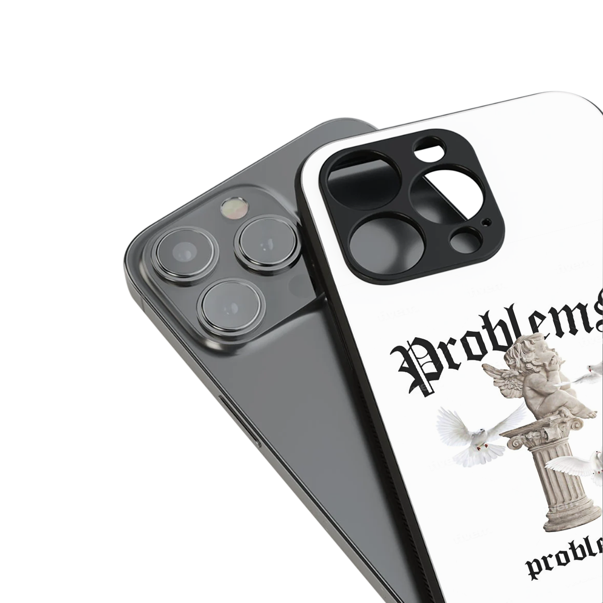 problems back phone cover | glass case for iphone 14 plus