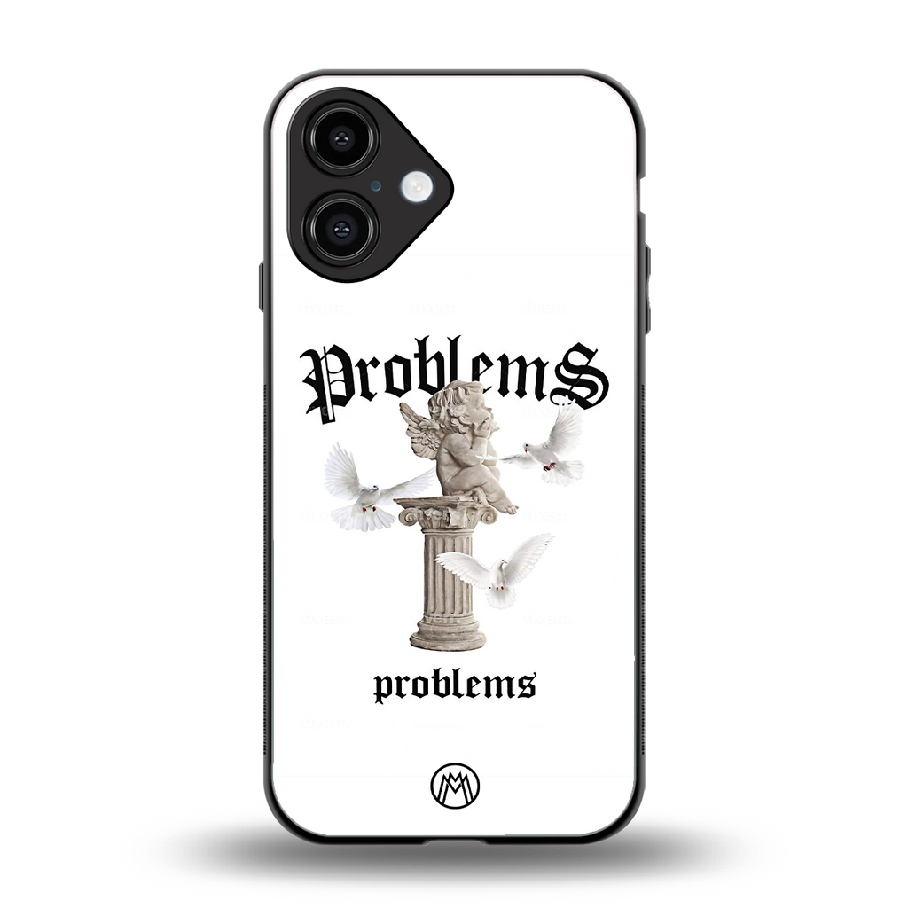 problems back phone cover | glass case for iphone 16