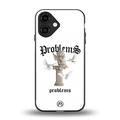 problems back phone cover | glass case for iphone 16