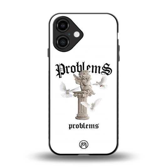 problems back phone cover | glass case for iphone 16