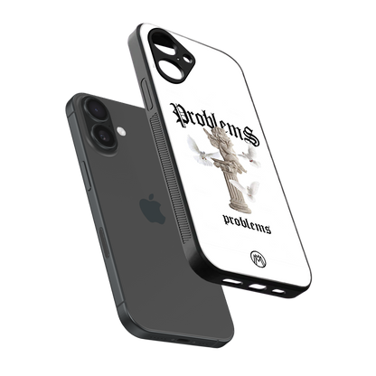 problems back phone cover | glass case for iphone 16