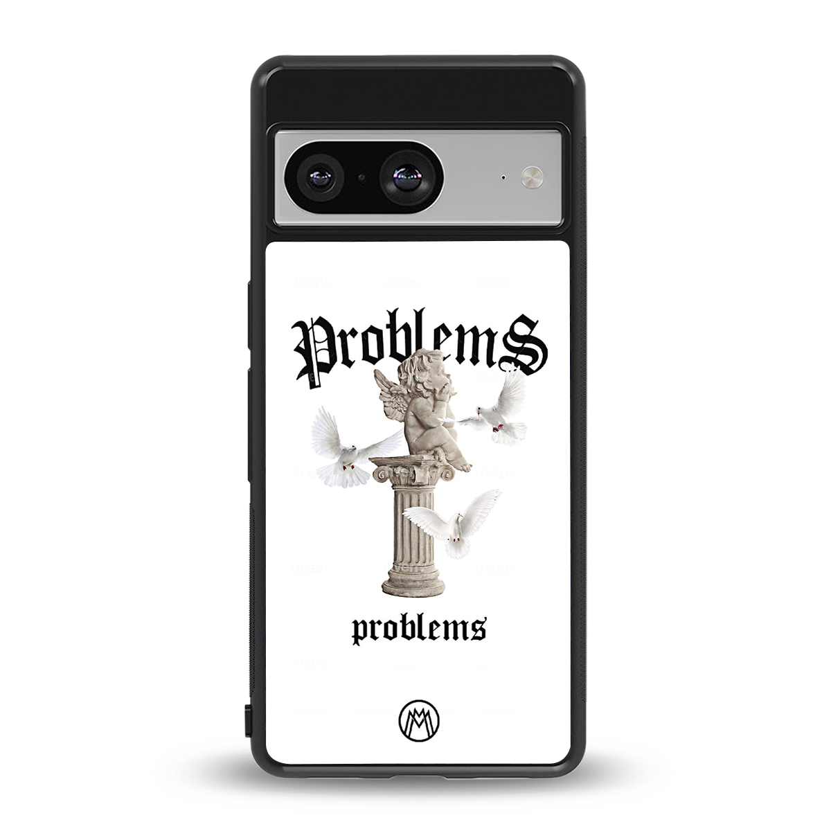 problems back phone cover | glass case for Google Pixel 8