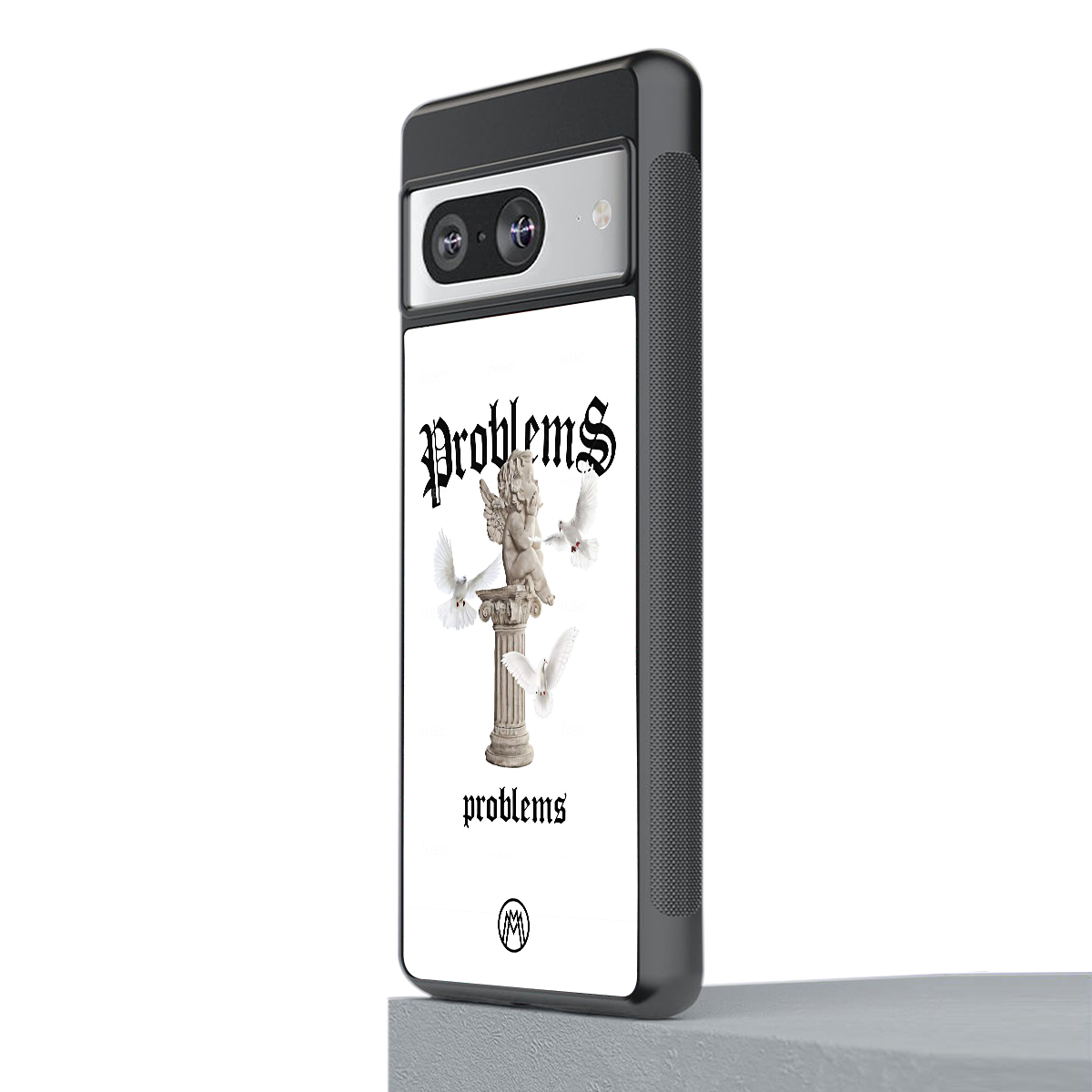 problems back phone cover | glass case for Google Pixel 8