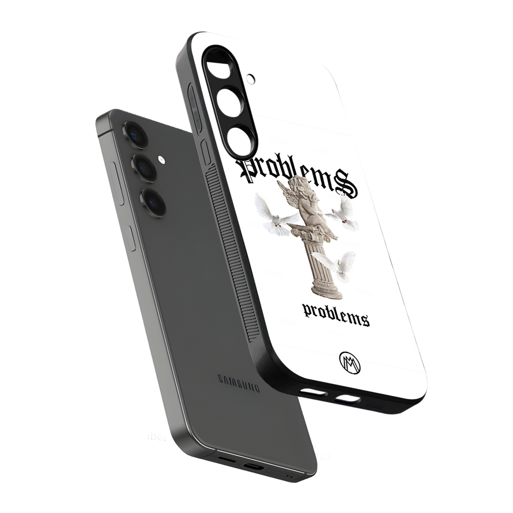 problems back phone cover | glass case for samsung galaxy s24