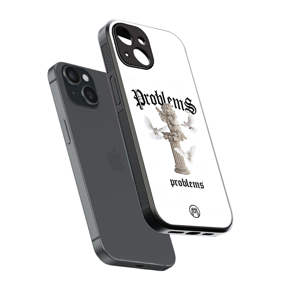 problems back phone cover | glass case for iphone 15