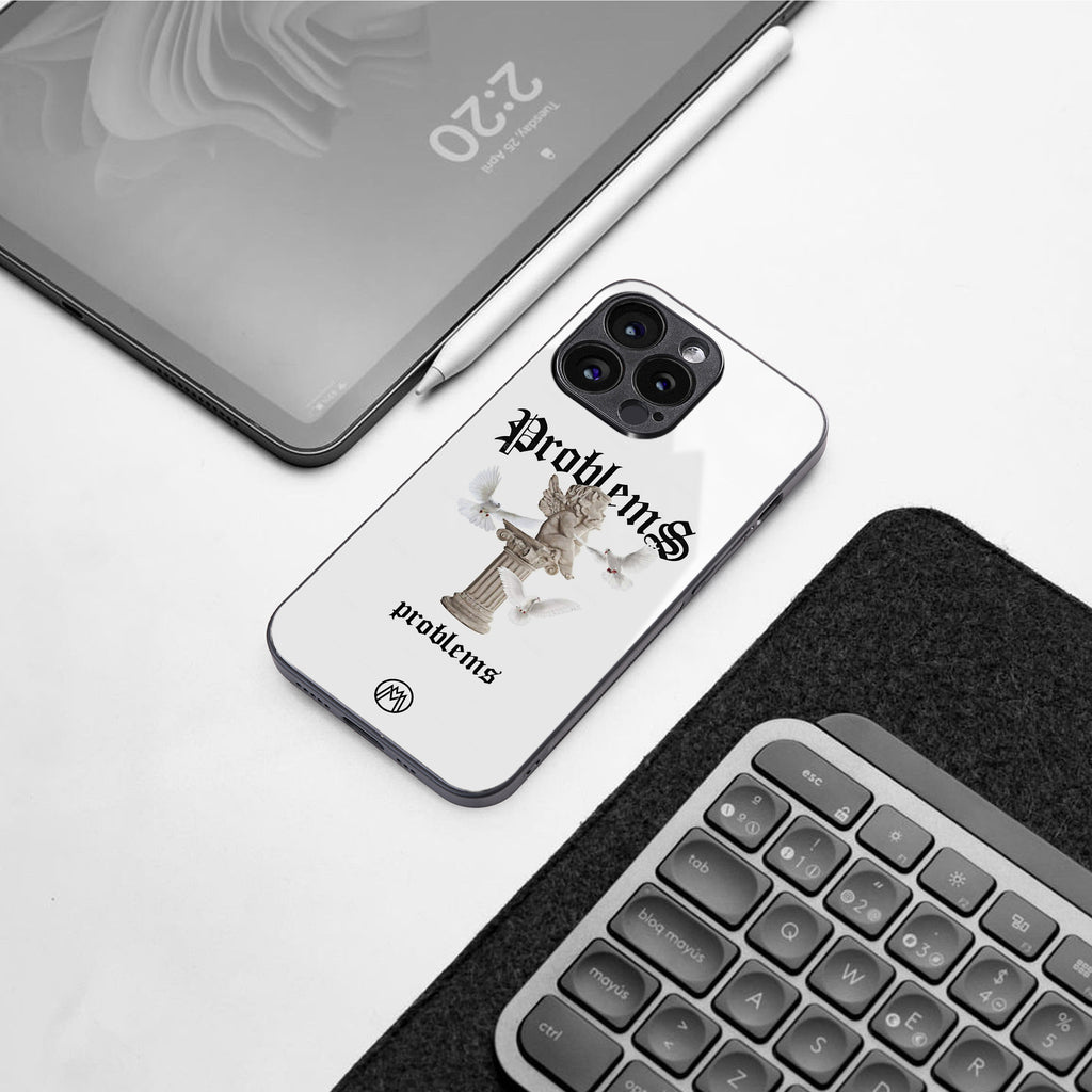 problems back phone cover | glass case for iphone 16 pro