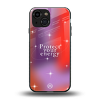 protect your energy back phone cover | glass case for iphone 13 mini