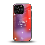 protect your energy back phone cover | glass case for iphone 13 pro