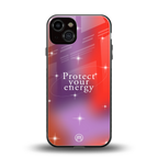 protect your energy back phone cover | glass case for iphone 13