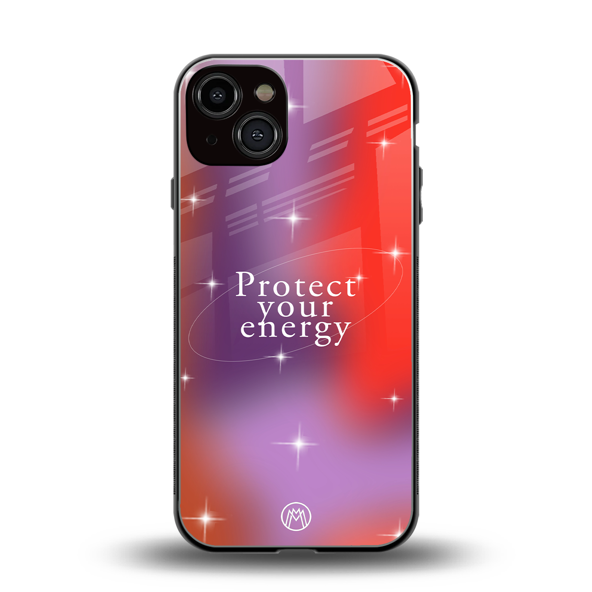 protect your energy back phone cover | glass case for iphone 13
