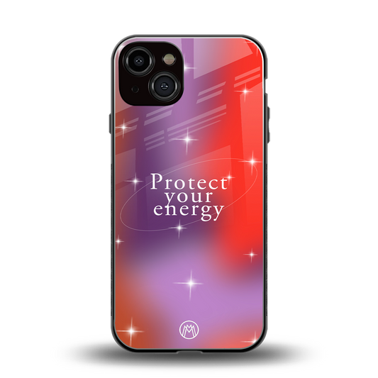 protect your energy back phone cover | glass case for iphone 13