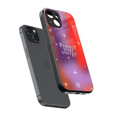 protect your energy back phone cover | glass case for iphone 13