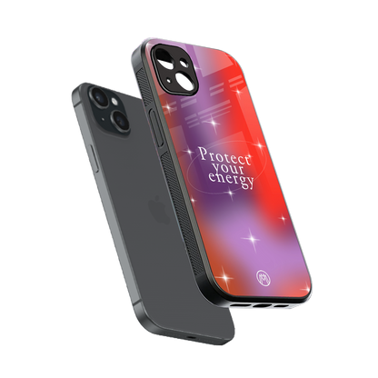 protect your energy back phone cover | glass case for iphone 14 plus