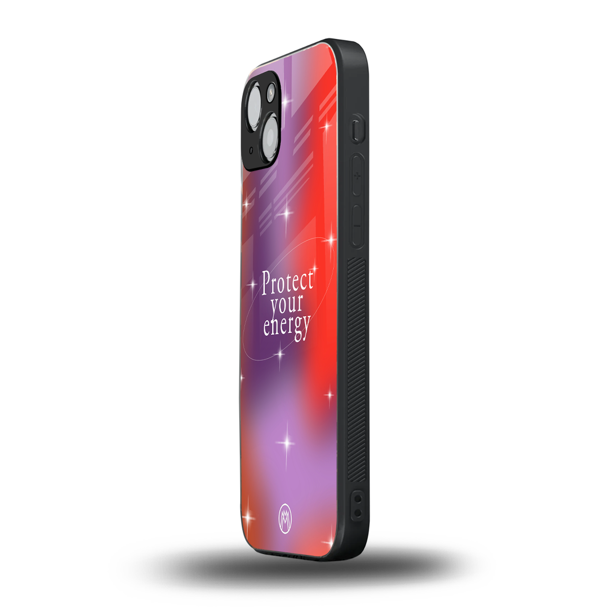 protect your energy back phone cover | glass case for iphone 14 plus