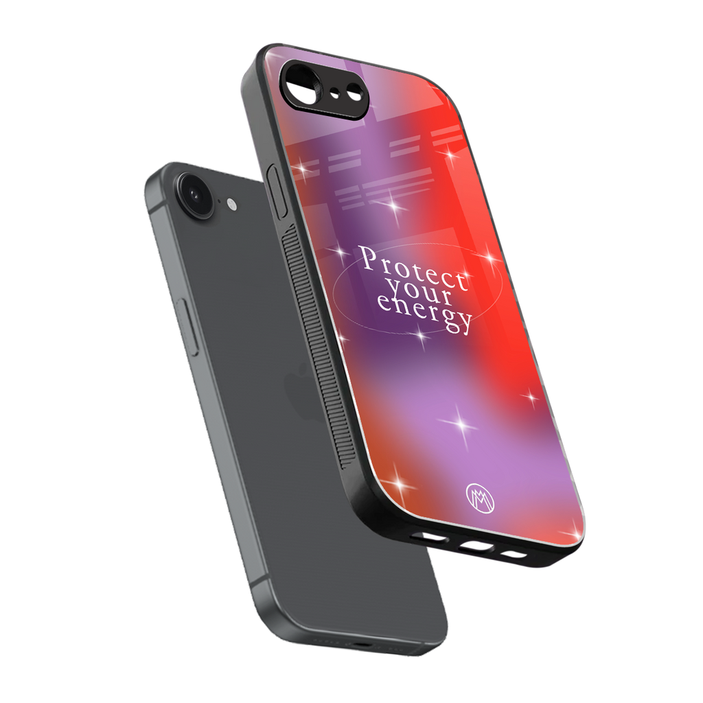 protect your energy back phone cover | glass case for iphone 16e