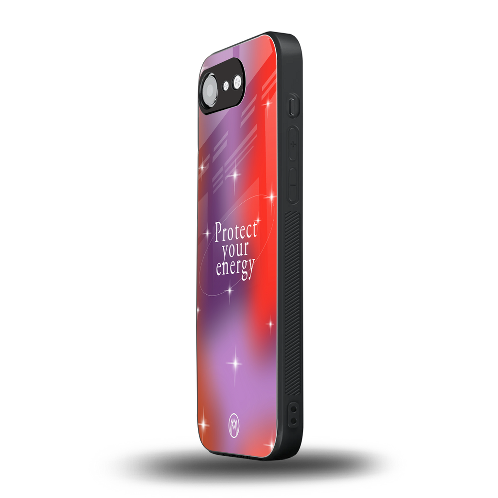 protect your energy back phone cover | glass case for iphone 16e