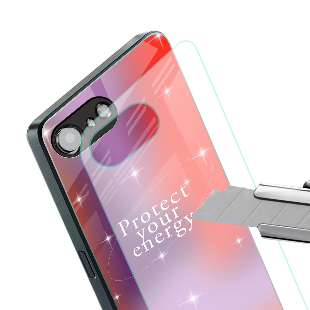 protect your energy back phone cover | glass case for iphone 16e