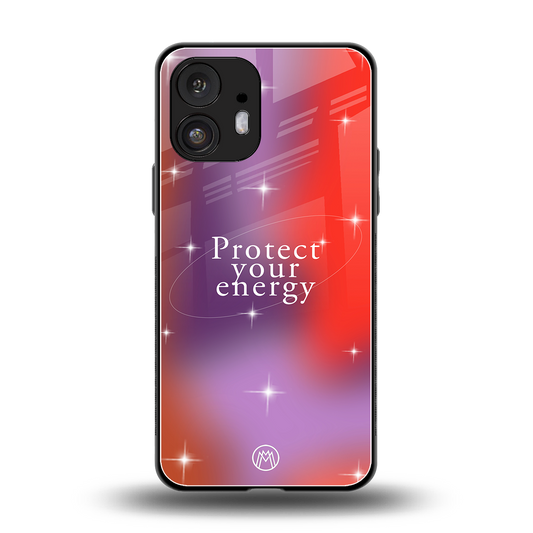 protect your energy back phone cover | glass case for nothing phone 2