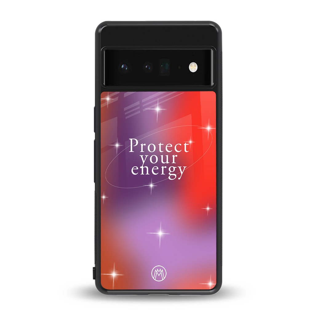 protect your energy back phone cover | glass case for google pixel 6 pro