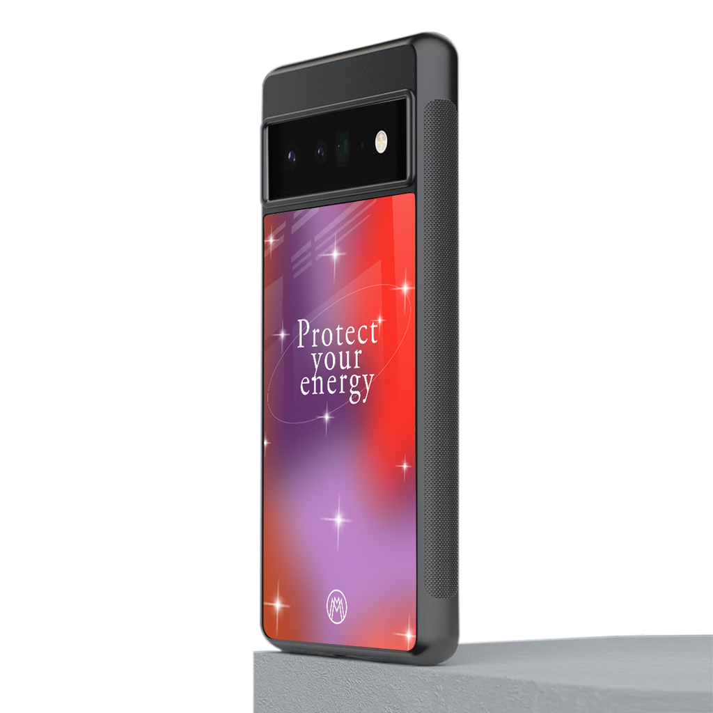 protect your energy back phone cover | glass case for google pixel 6 pro