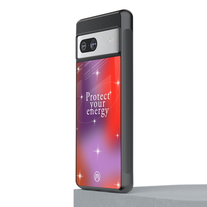 protect your energy back phone cover | glass case for Google Pixel 7A
