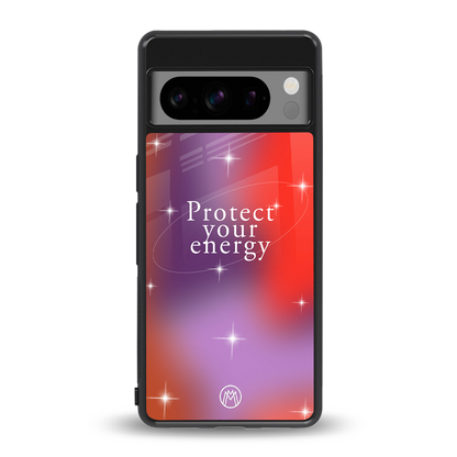 protect your energy back phone cover | glass case for google pixel 8 pro